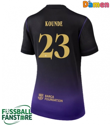 Barcelona Jules Kounde #23 Replik Auswärtstrikot Damen 2026-27 Kurzarm